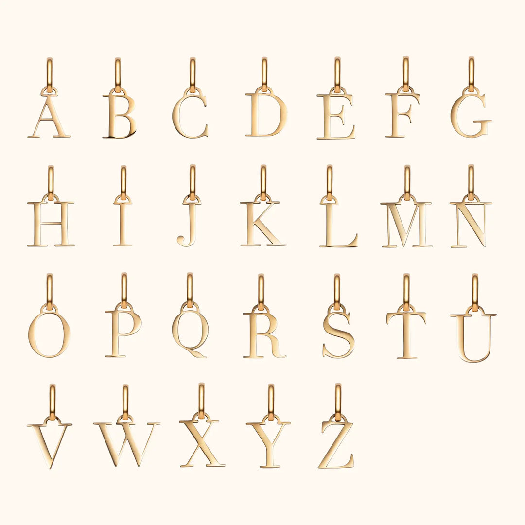 Celeste Birthstone Initial Necklace