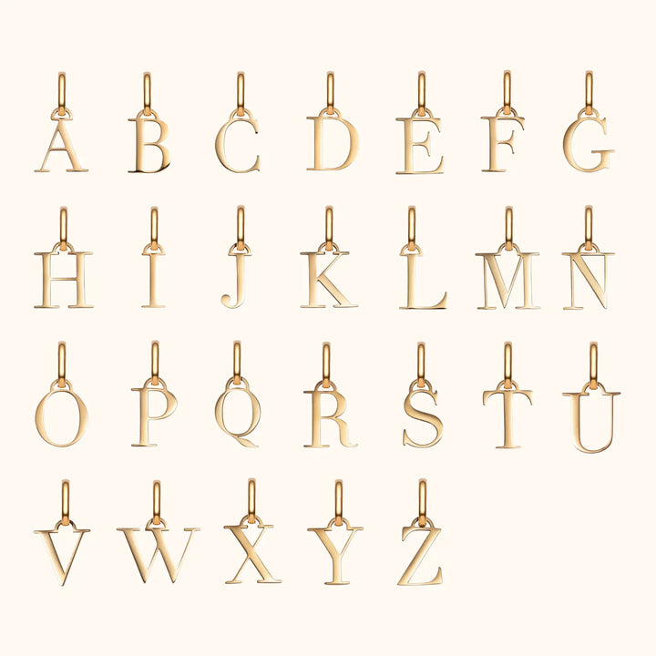 Celeste Birthstone Initial Necklace