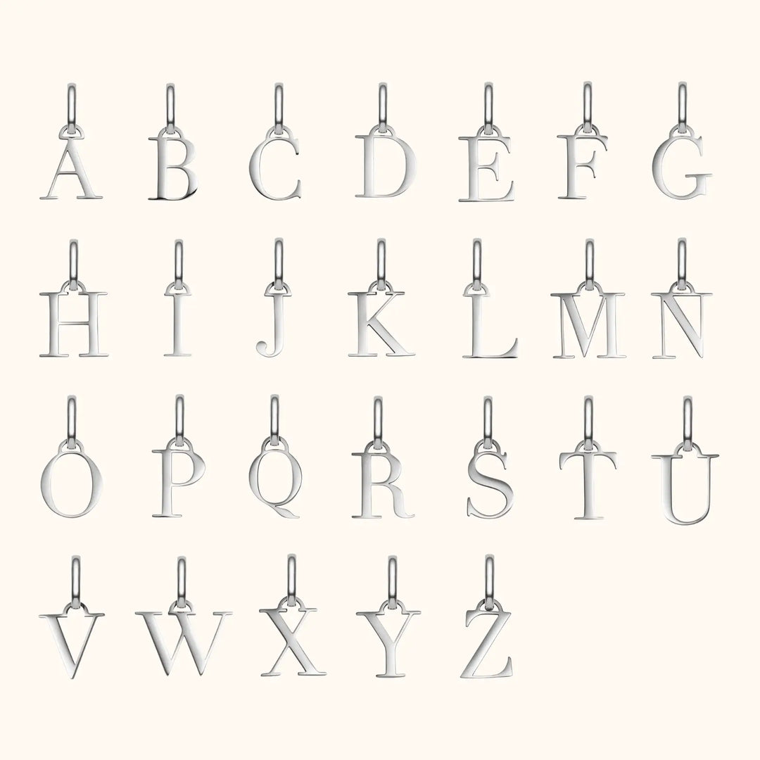 Celeste Birthstone Initial Necklace