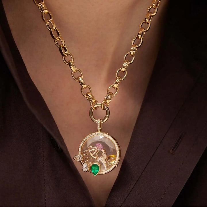 Keeva Locket Charm Pendant