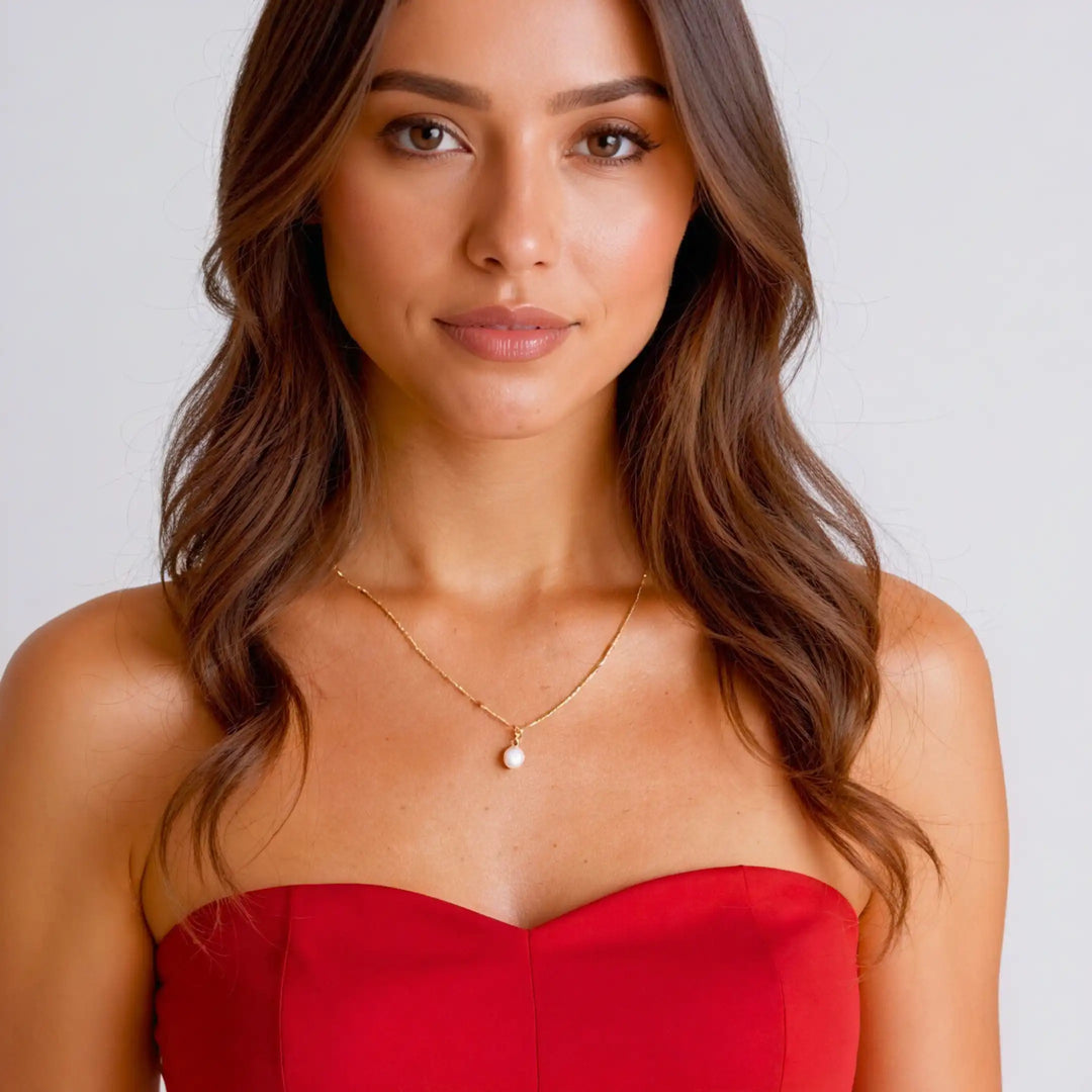 Marina Pearl Pendant Necklace