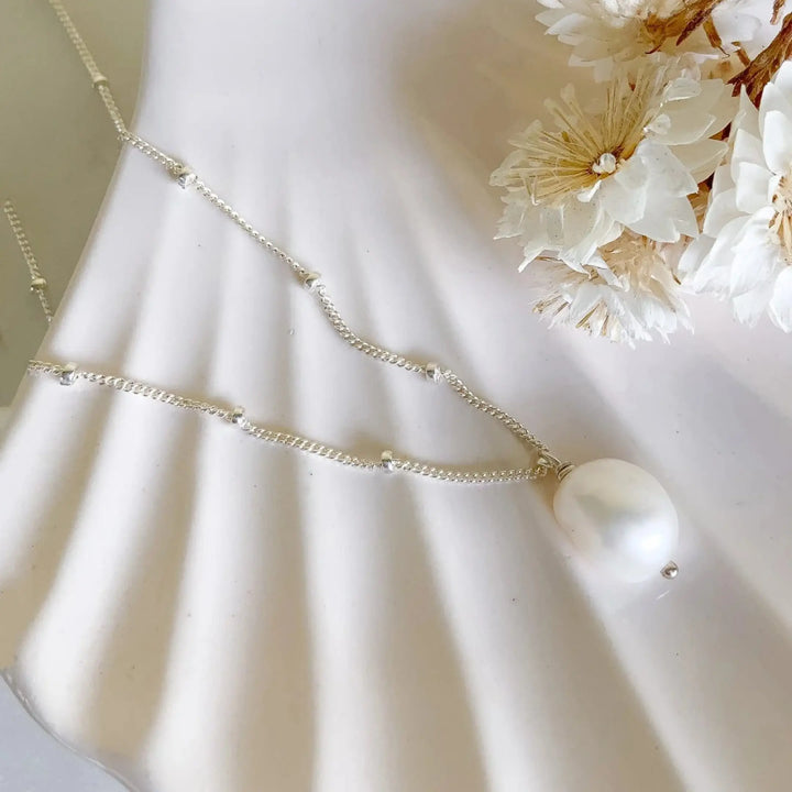 Marina Pearl Pendant Necklace