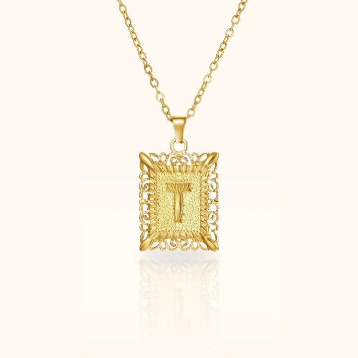 Monetta Initial Necklace