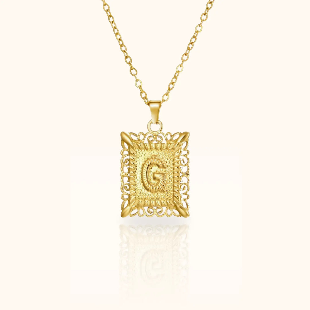 Monetta Initial Necklace