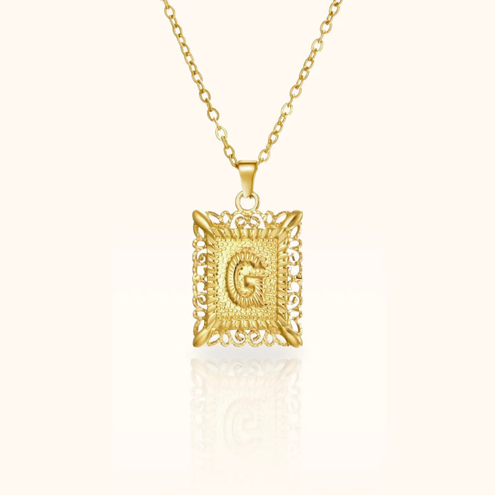 Monetta Initial Necklace