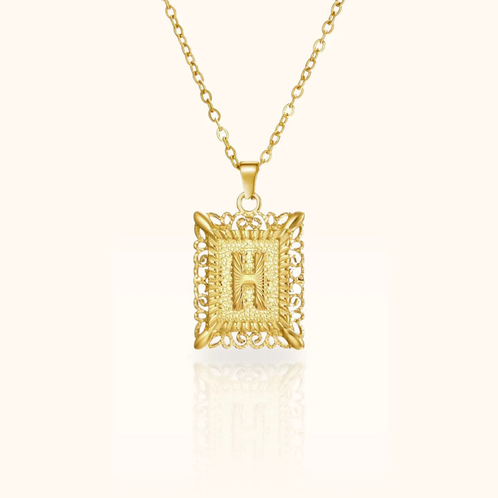Monetta Initial Necklace