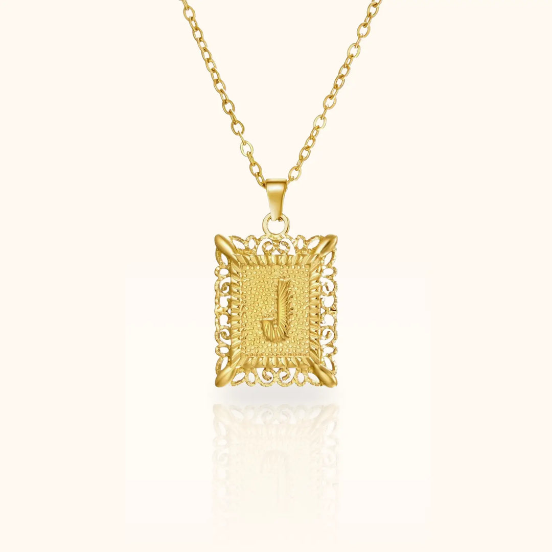 Monetta Initial Necklace