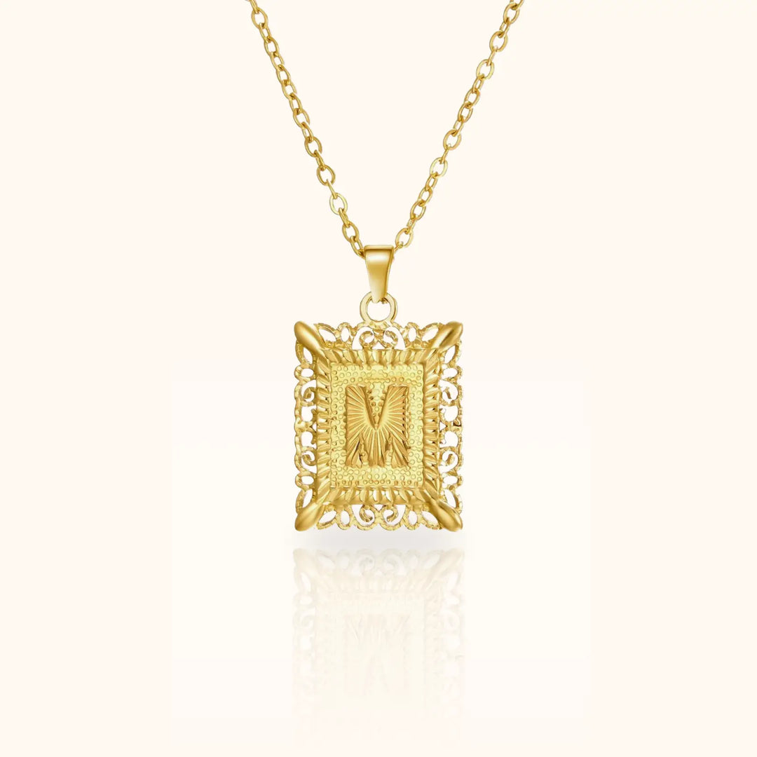 Monetta Initial Necklace