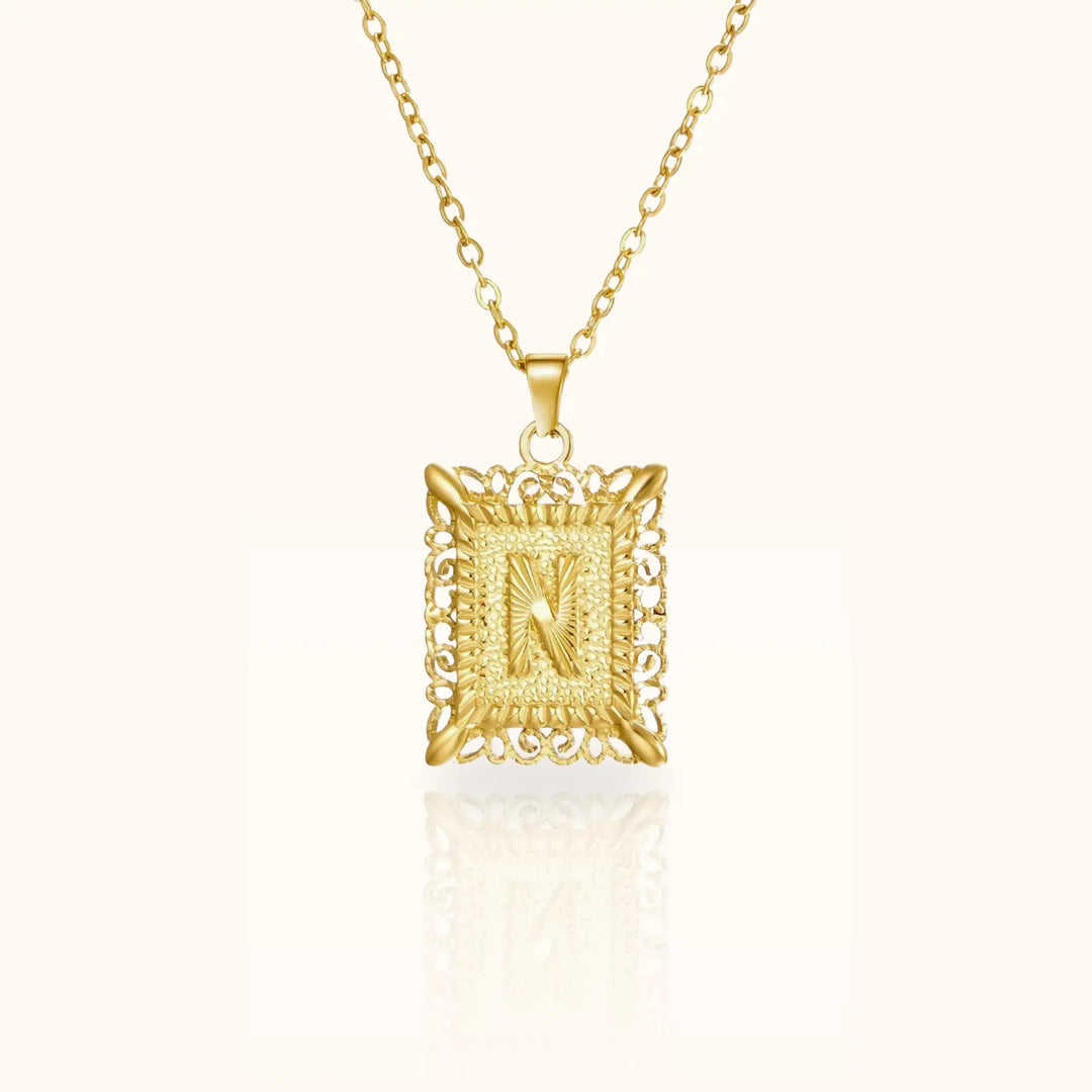 Monetta Initial Necklace