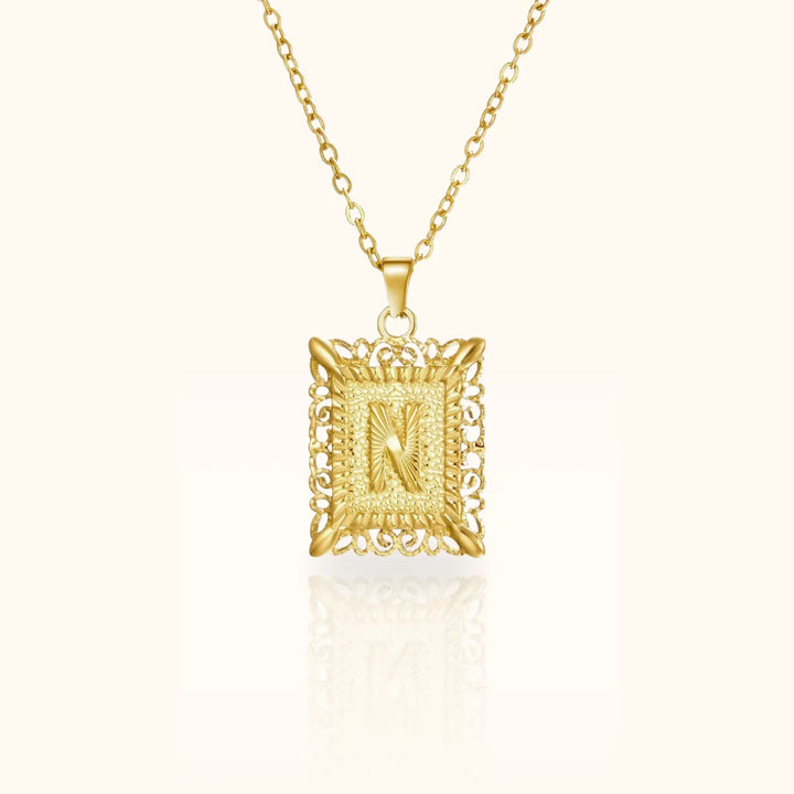 Monetta Initial Necklace