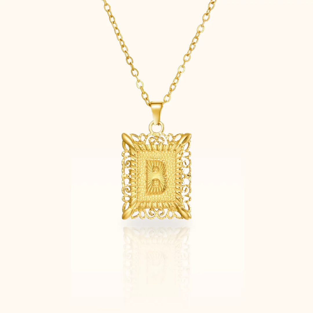 Monetta Initial Necklace