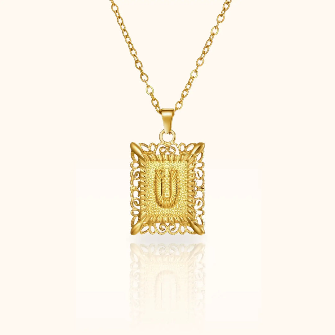 Monetta Initial Necklace