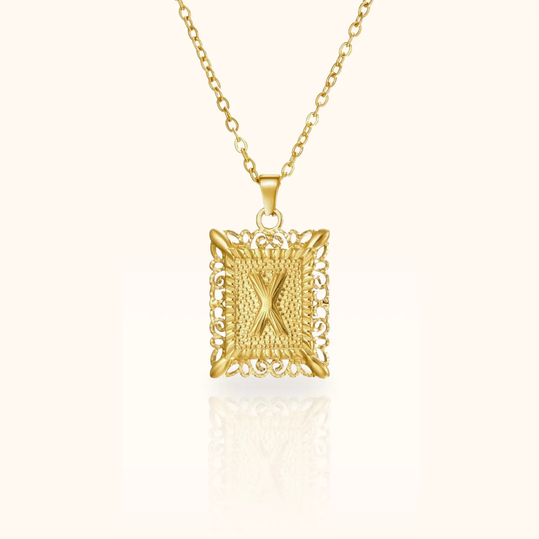 Monetta Initial Necklace