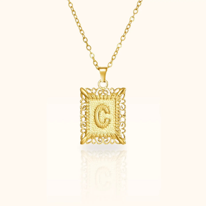 Monetta Initial Necklace